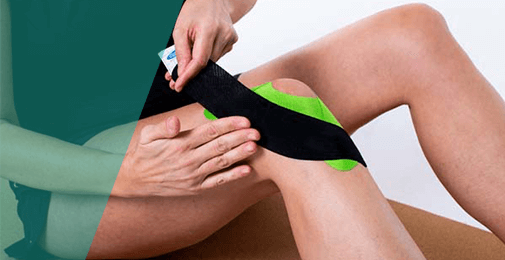 kinesiotape knie tapen
