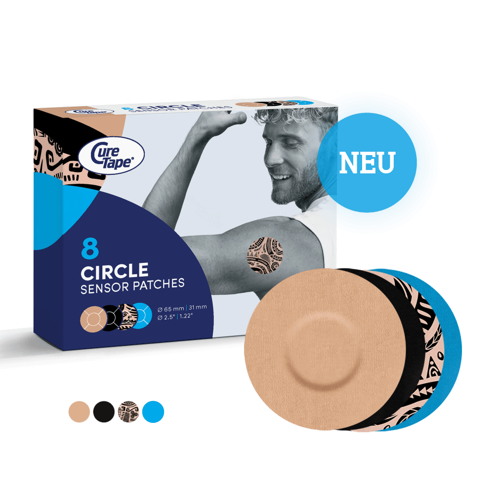 CureTape® Sensor Patches Circle MIX (8 Stück)